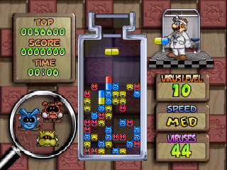 Dr. Mario 64 (USA) In game screenshot